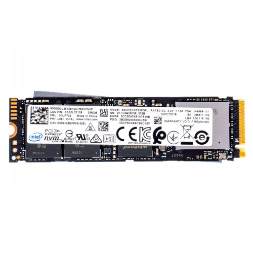 SSD M.2 disc Intel PCIe 256 GB 2280 NVMe