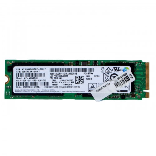 SSD M.2 disc SAMSUNG PCIe 256 GB 2280 NVMe