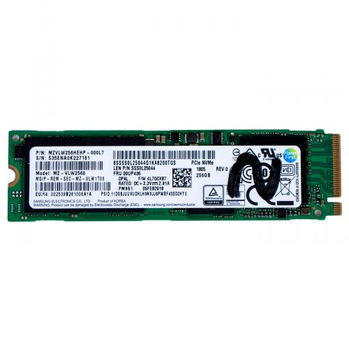 SSD M.2 disc SAMSUNG PCIe 256 GB 2280 NVMe