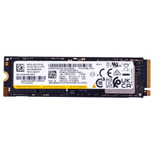 SSD M.2 disc Samsung 512 GB M.2 NVMe PCIe 4X4 2280