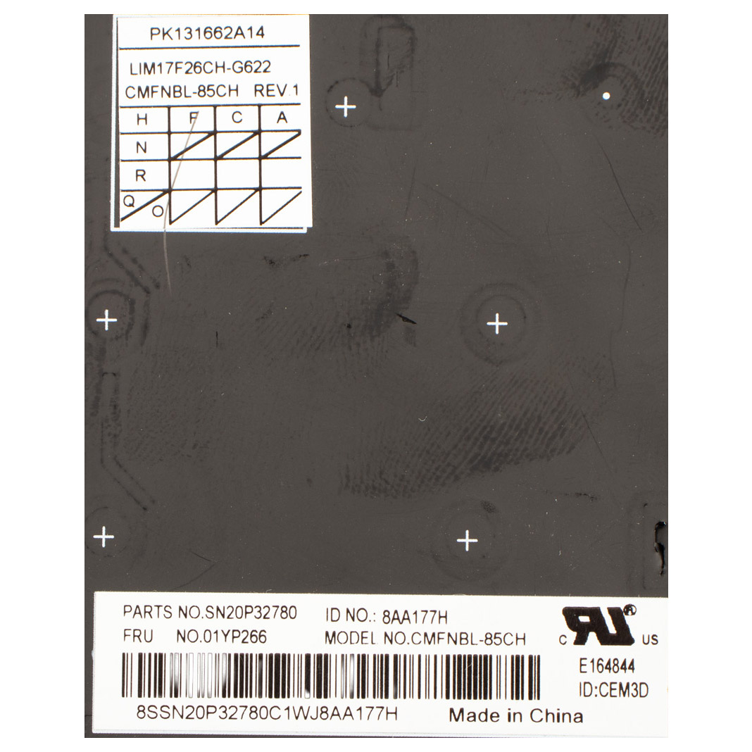 QWERTY keyboard Lenovo ThinkPad E480 T480s L480 L380 T490 L390