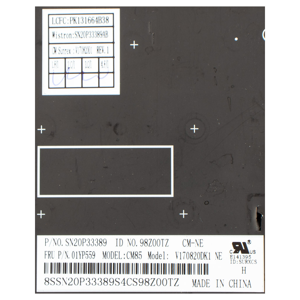 Keyboard Lenovo E480 E490 T480s L480 L380 T490 L390