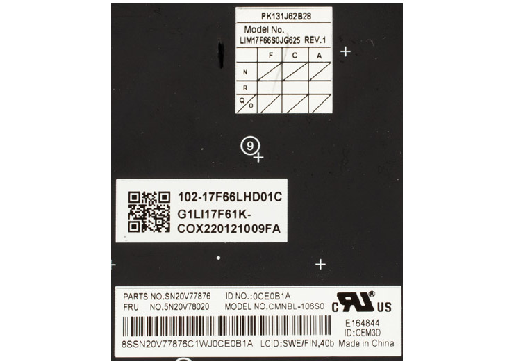 Keyboard Lenovo Thinkpad T15 P15s 1st 2nd