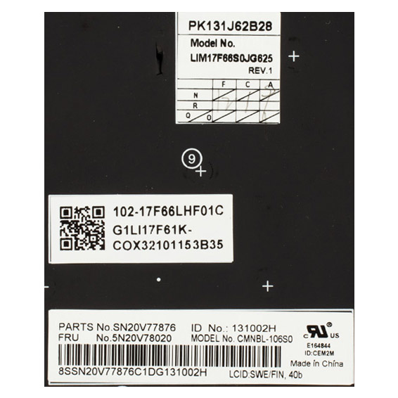 Keyboard Lenovo Thinkpad T15 P15s 1st 2nd