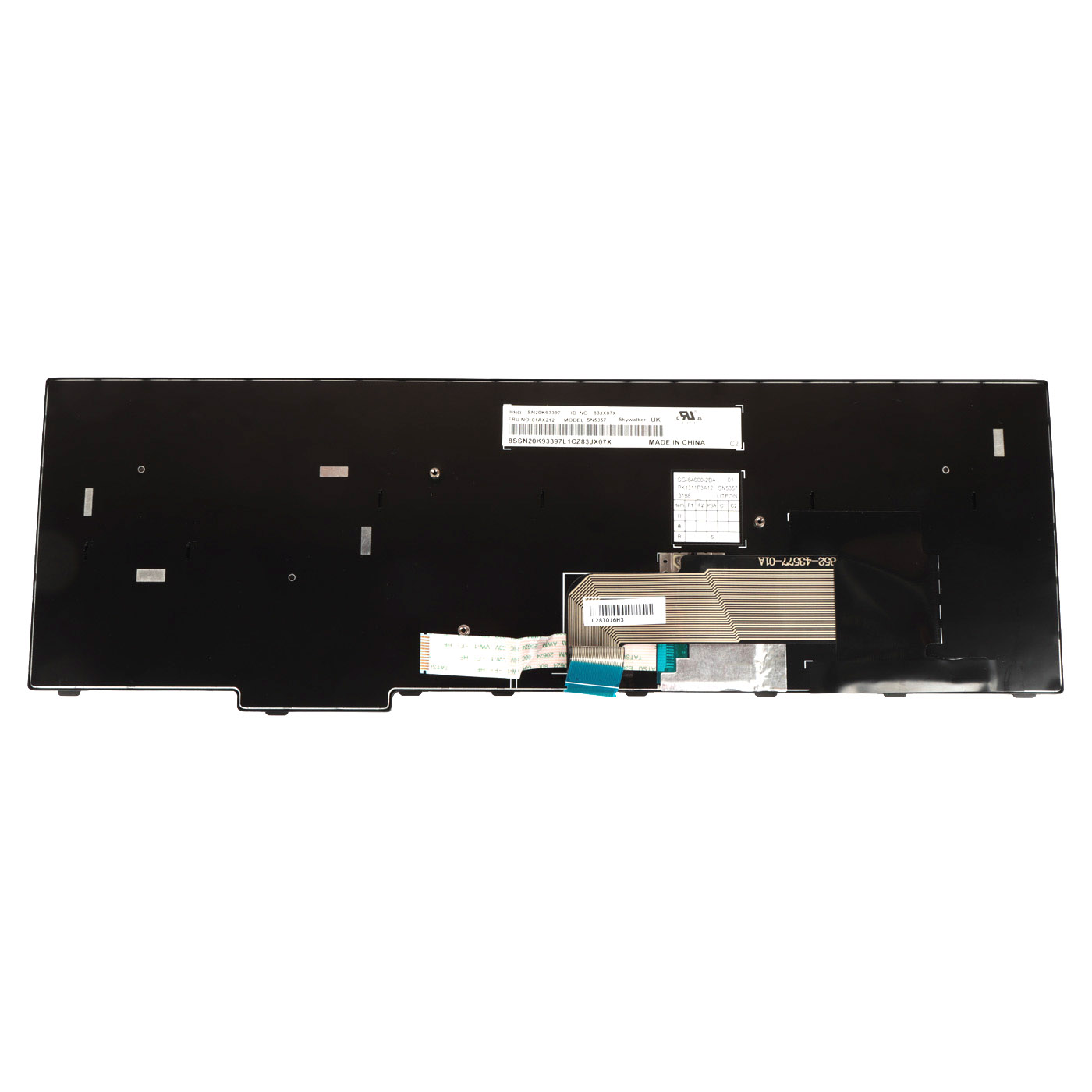 Keyboard QWERTY UK Lenovo Thinkpad E570 E575