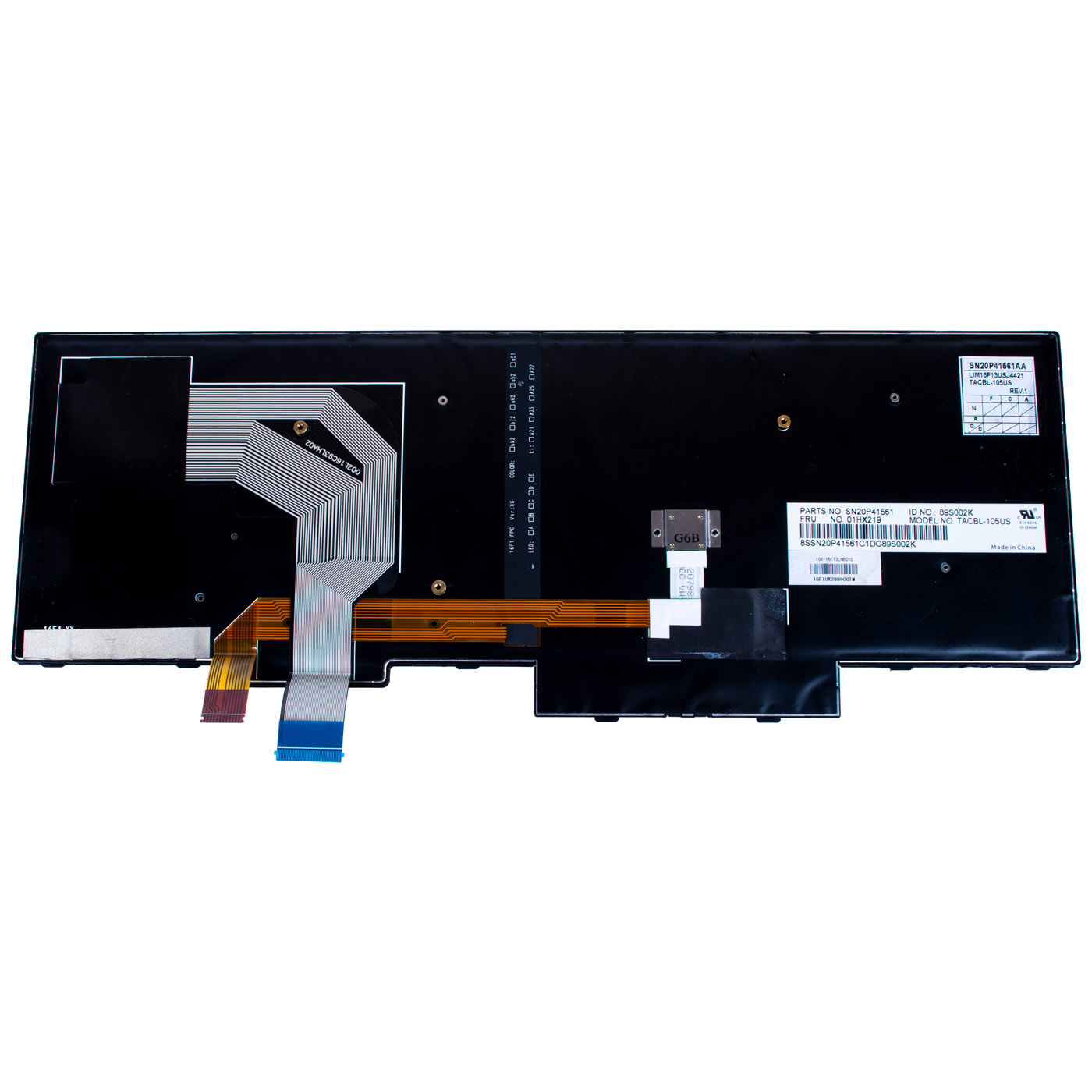 US Keyboard Lenovo ThinkPad T570 T580 P51s P52s
