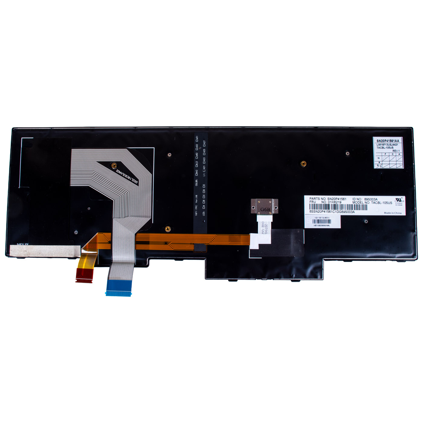 US Keyboard Lenovo ThinkPad T570 T580 P51s P52s