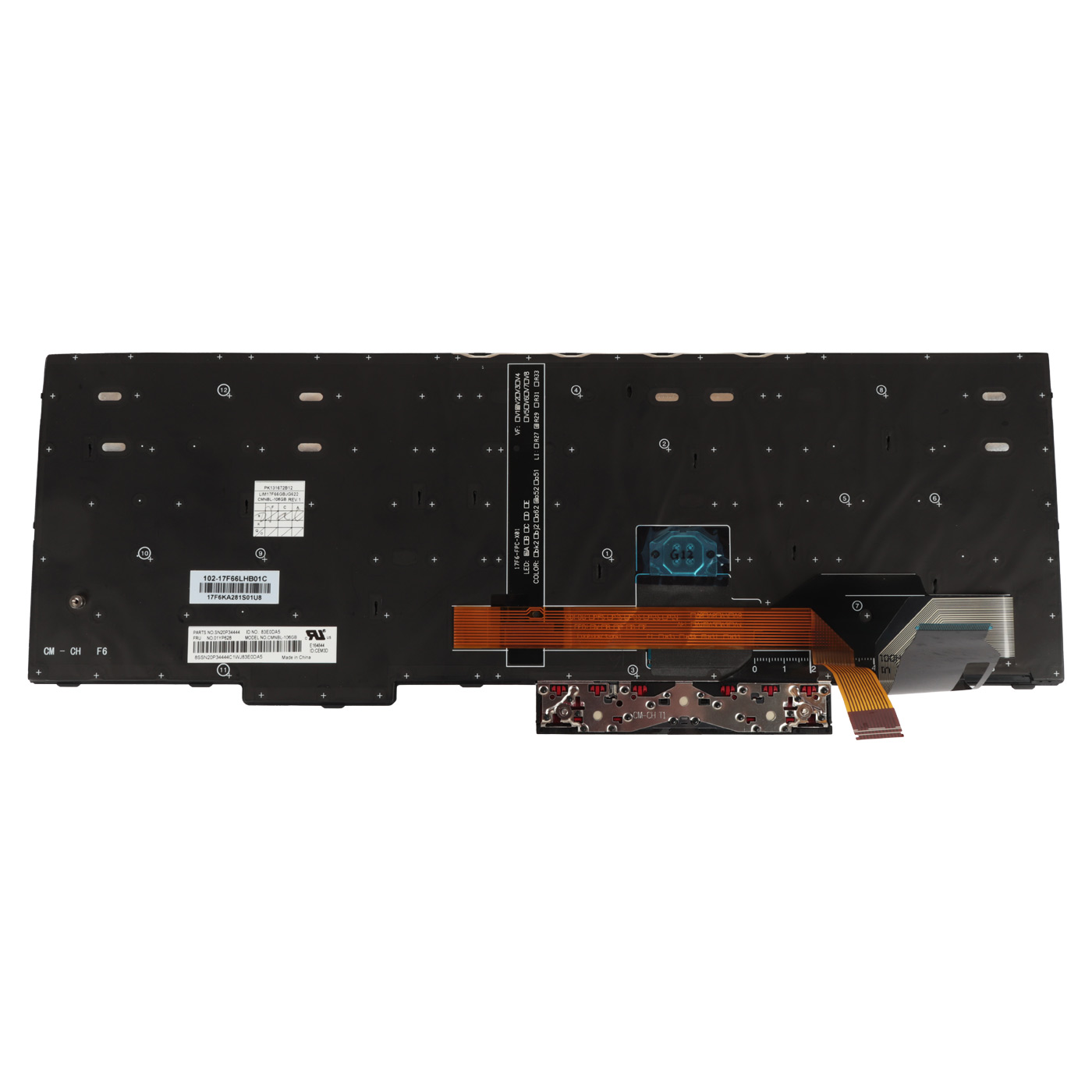 Keyboard QWERTY Lenovo Thinkpad P72 P73 P52 P53 T590