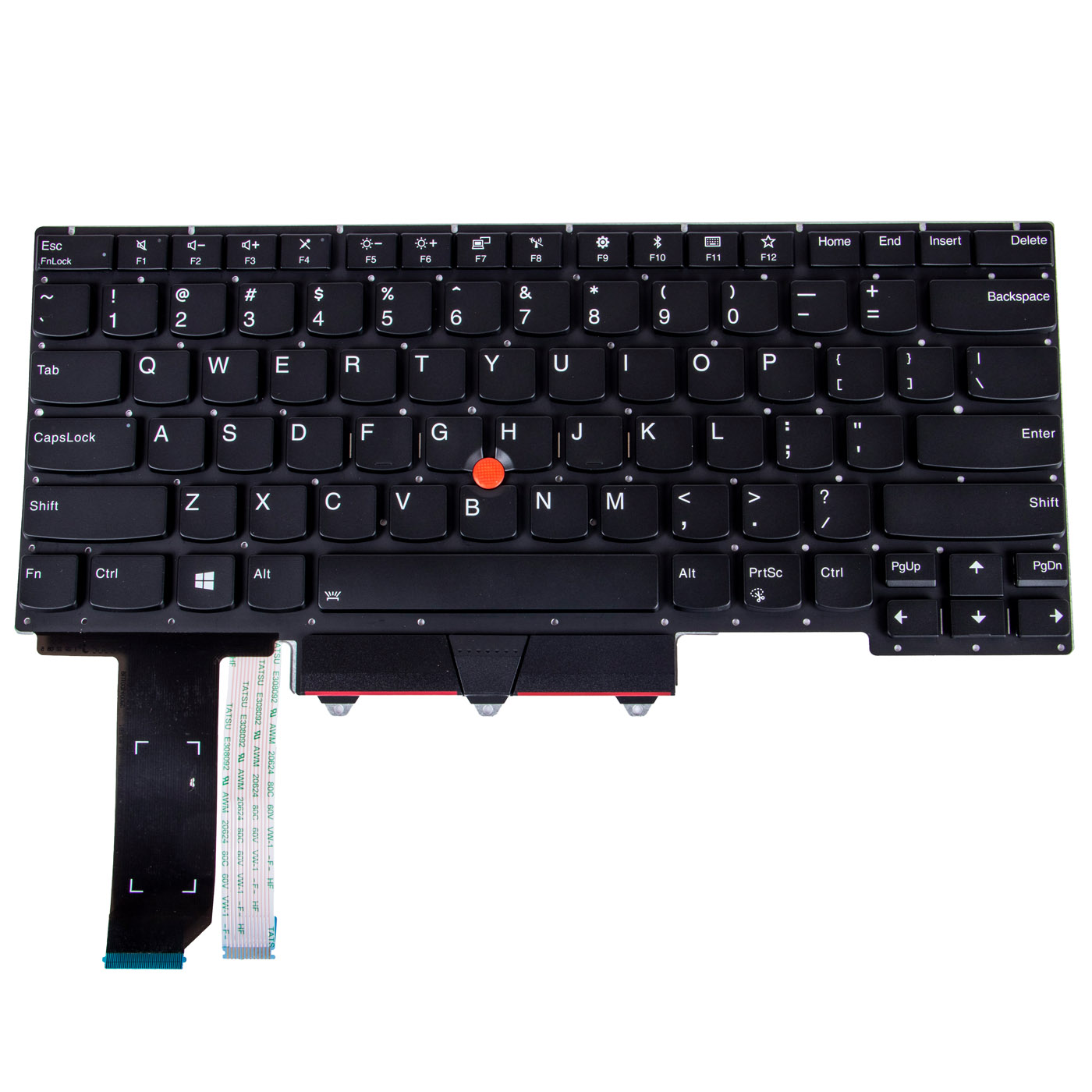 Backlit US QWERTY keyboard Lenovo ThinkPad E14 1st