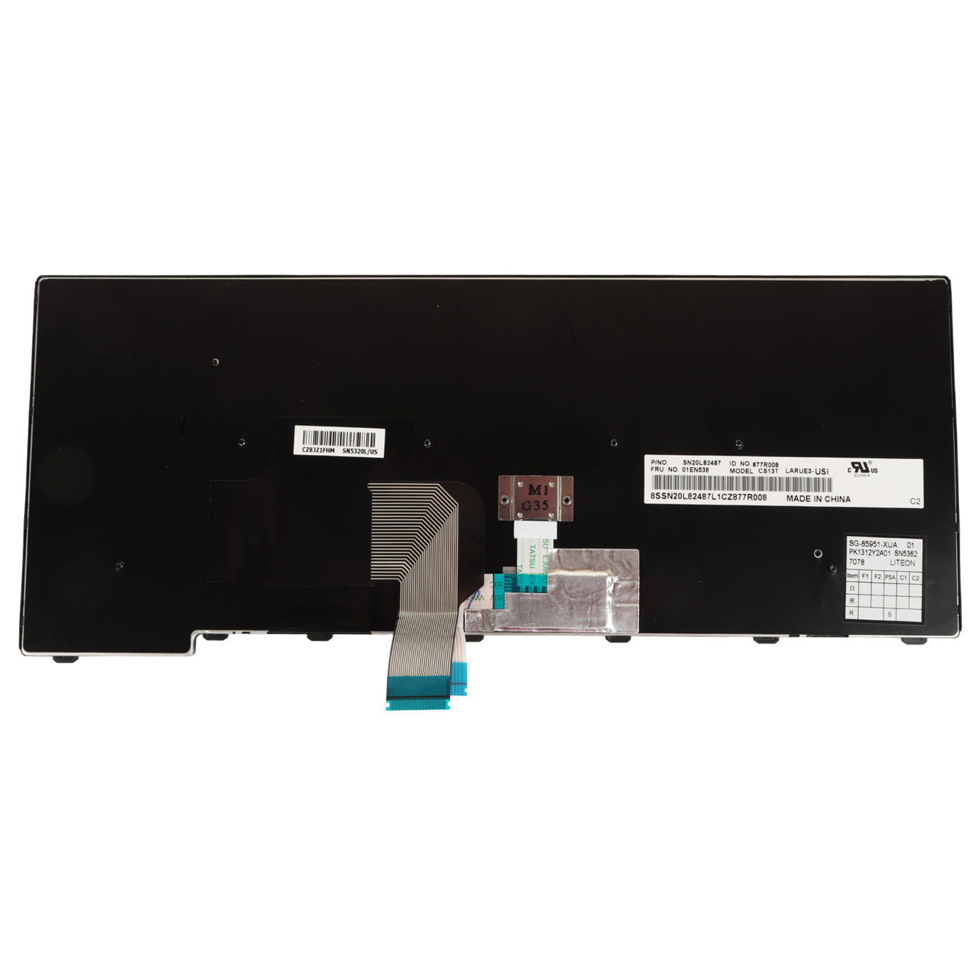 US QWERTY keyboard Lenovo ThinkPad L470