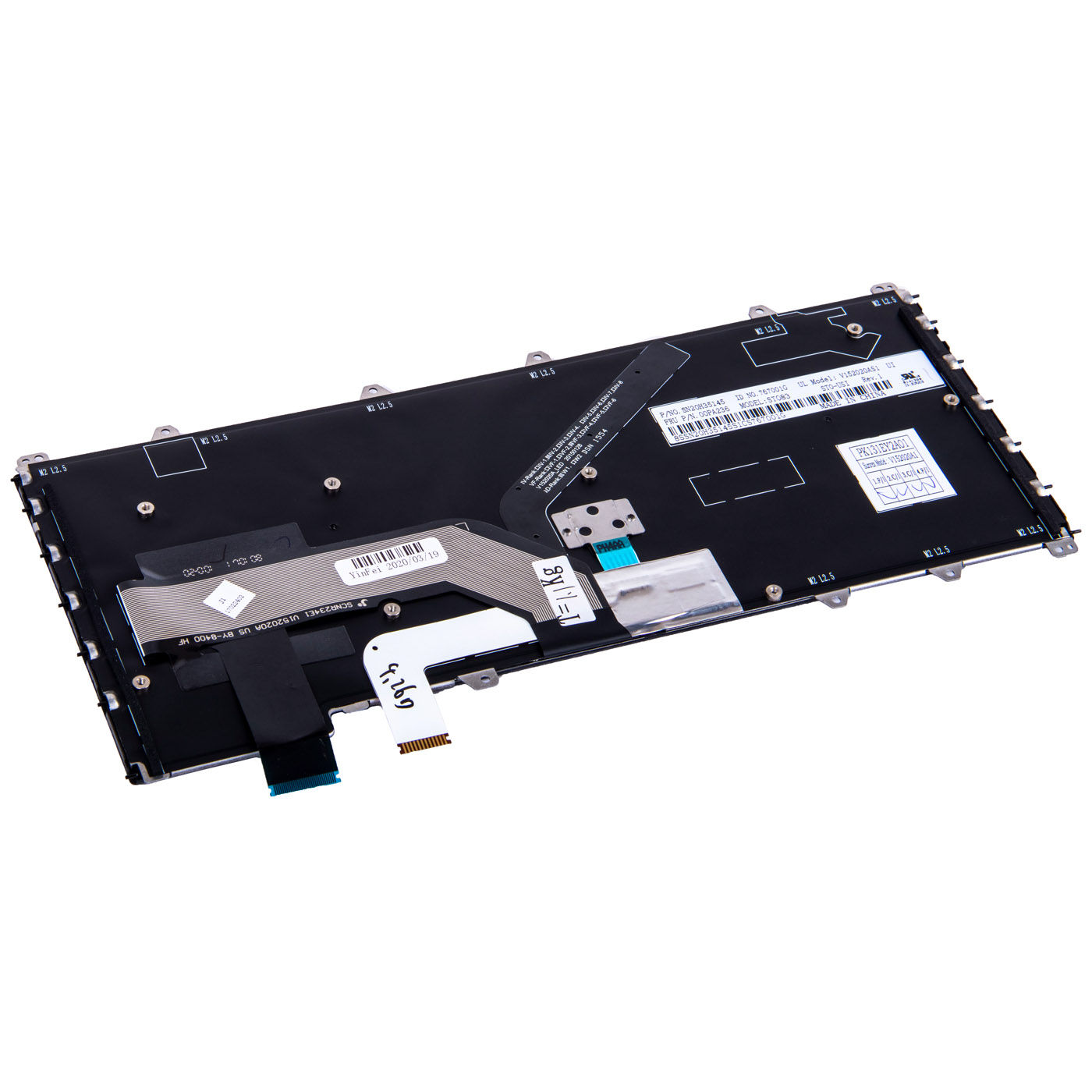 Backlit US QWERTY keyboard Lenovo ThinkPad Yoga 260 370 X380 01AV675