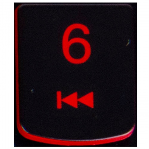 6 key Lenovo Y530 Y540 Y7000 red backlit