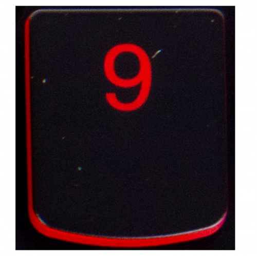 9 key Lenovo Y530 Y540 Y7000 red backlit