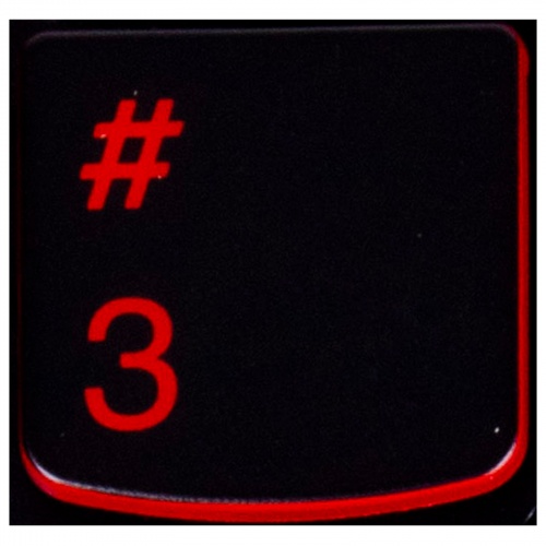 3 key Lenovo Y530 Y540 Y7000 red backlit