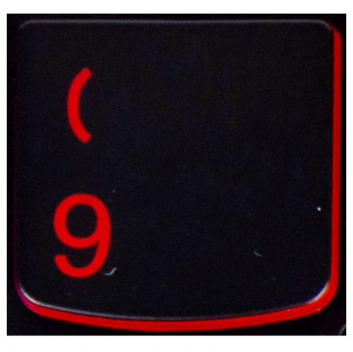 9 key Lenovo Y530 Y540 Y7000 red backlit