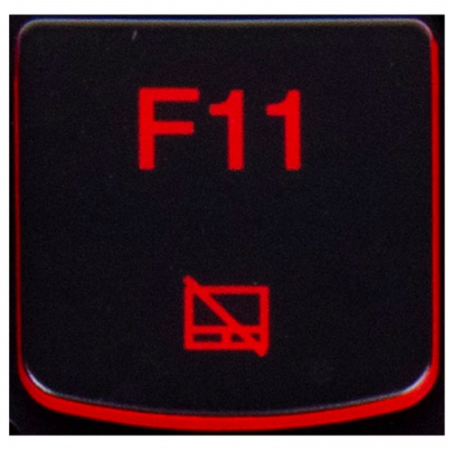 F11 KEY Lenovo Y530 Y540 Y7000 red 
