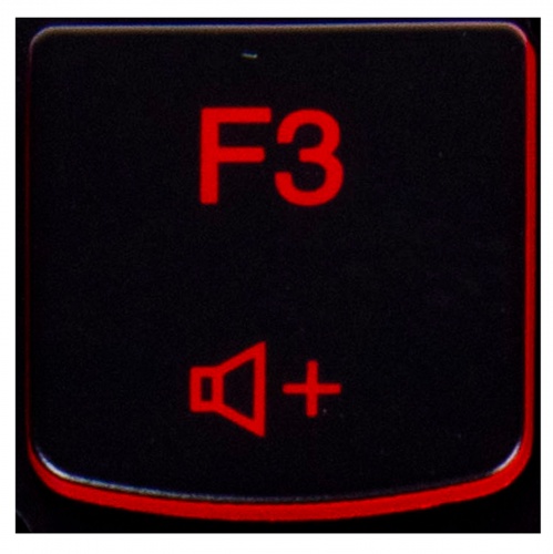 F3 KEY Lenovo Y530 Y540 Y7000 red backlit