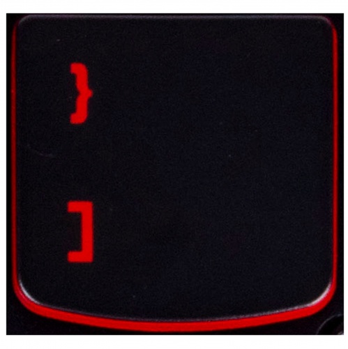 KLAMRA } key Lenovo Y530 Y540 Y7000 red backlit