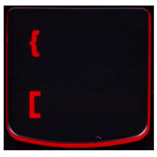 { [ key Lenovo Y530 Y540 Y7000 red backlit