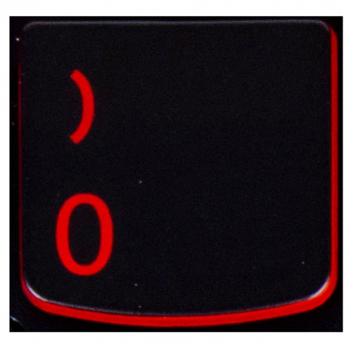 0 key Lenovo Y530 Y540 Y7000 red backlit