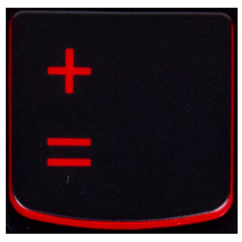 +/= key Lenovo Y530 Y540 Y7000 red backlit