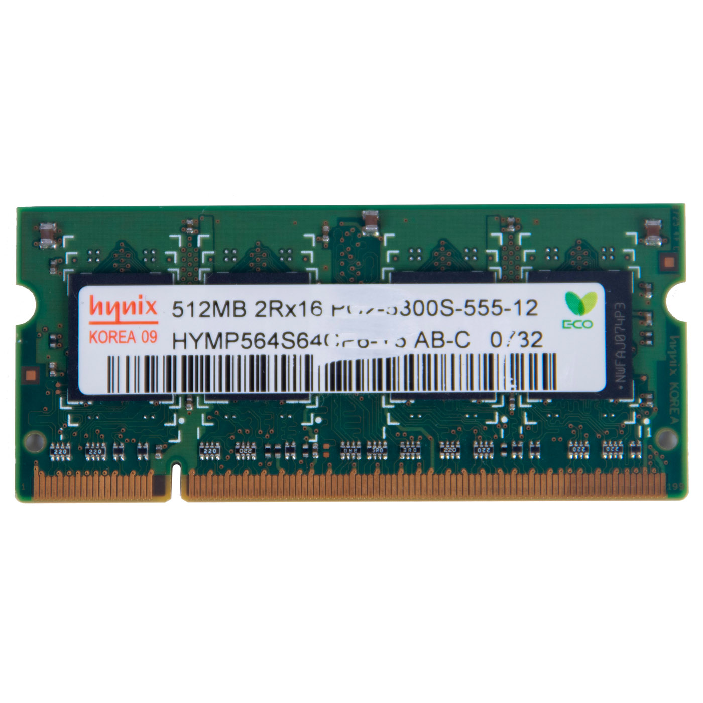 RAM DIMM 512 MB SODIMM PC2 5300S DDR2 HYNIX