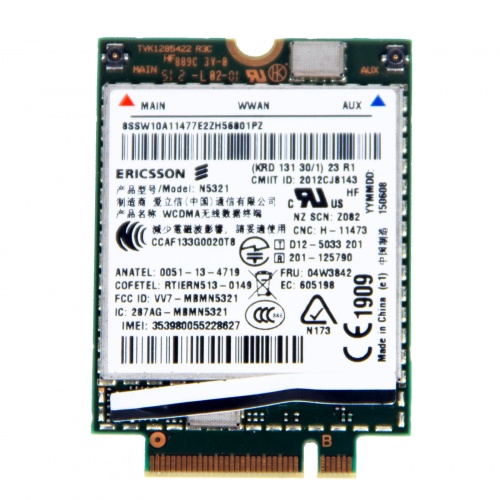 Modem WWAN GSM UMTS 3G Lenovo ThinkPad X1 Carbon 2nd 3rd