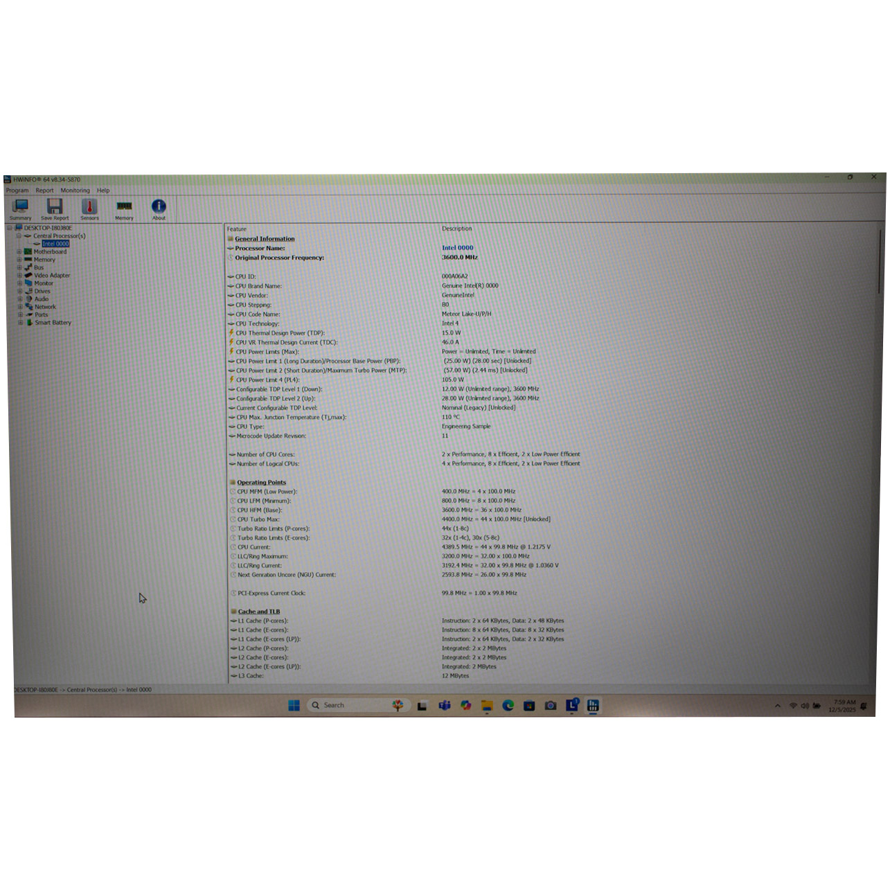 Lenovo E14 6th generation processor motherboard