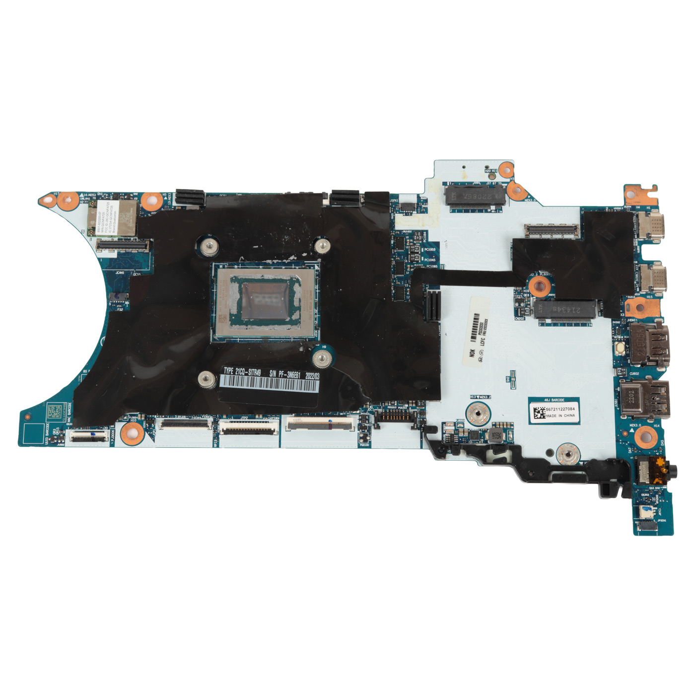 Lenovo Thinkpad T14s 3rd generation motherboard processor