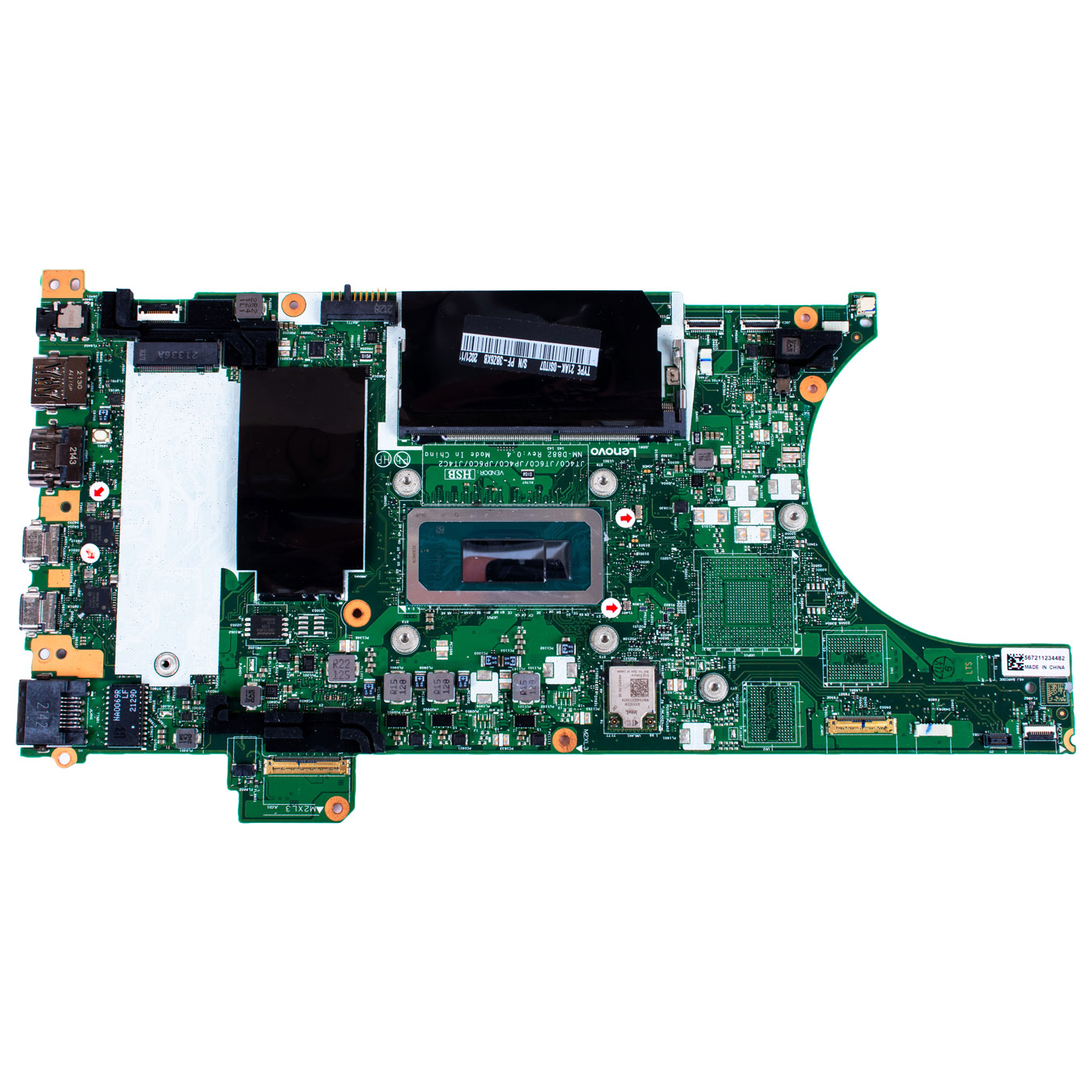 Lenovo Thinkpad P14s 3rd generation motherboard processor
