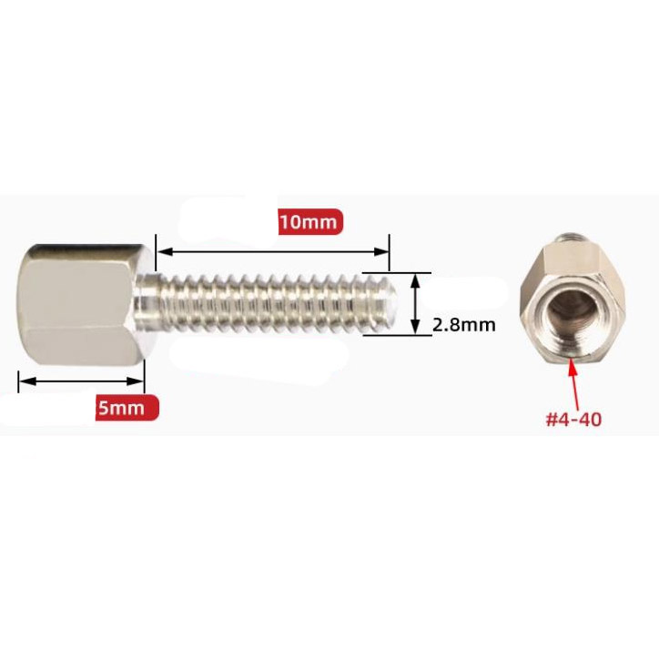 Hexagon screws HEX socket VGA Lenovo M2.5 x 10 mm silver