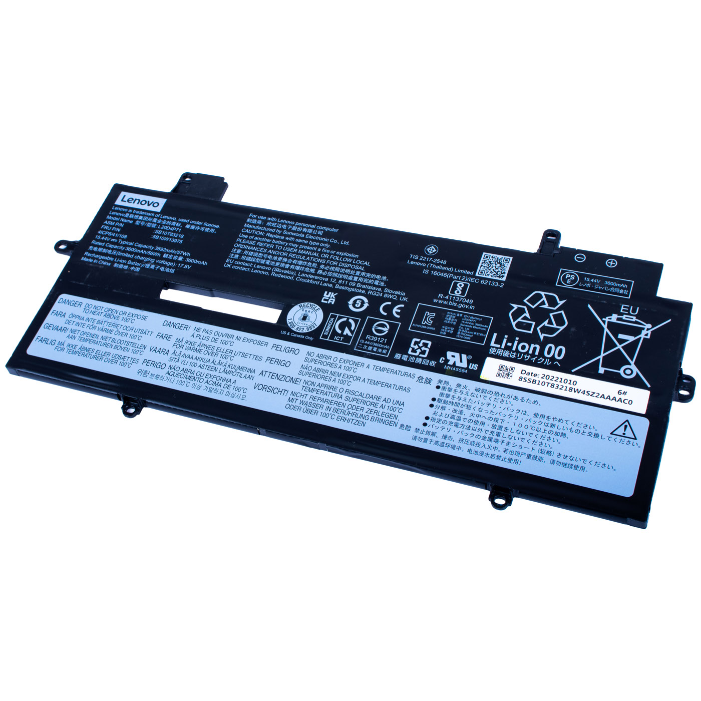 Original battery Lenovo X1 Carbon 10 11 X1 Yoga 7 8