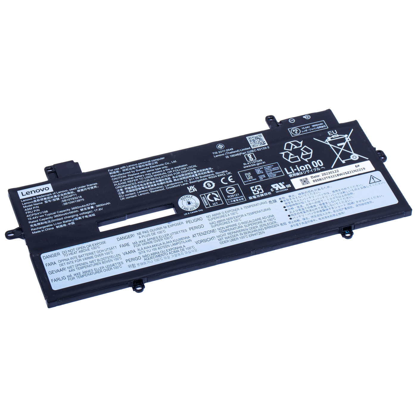 Original battery Lenovo X1 Carbon 9 10 11 X1 Yoga 6 7 8