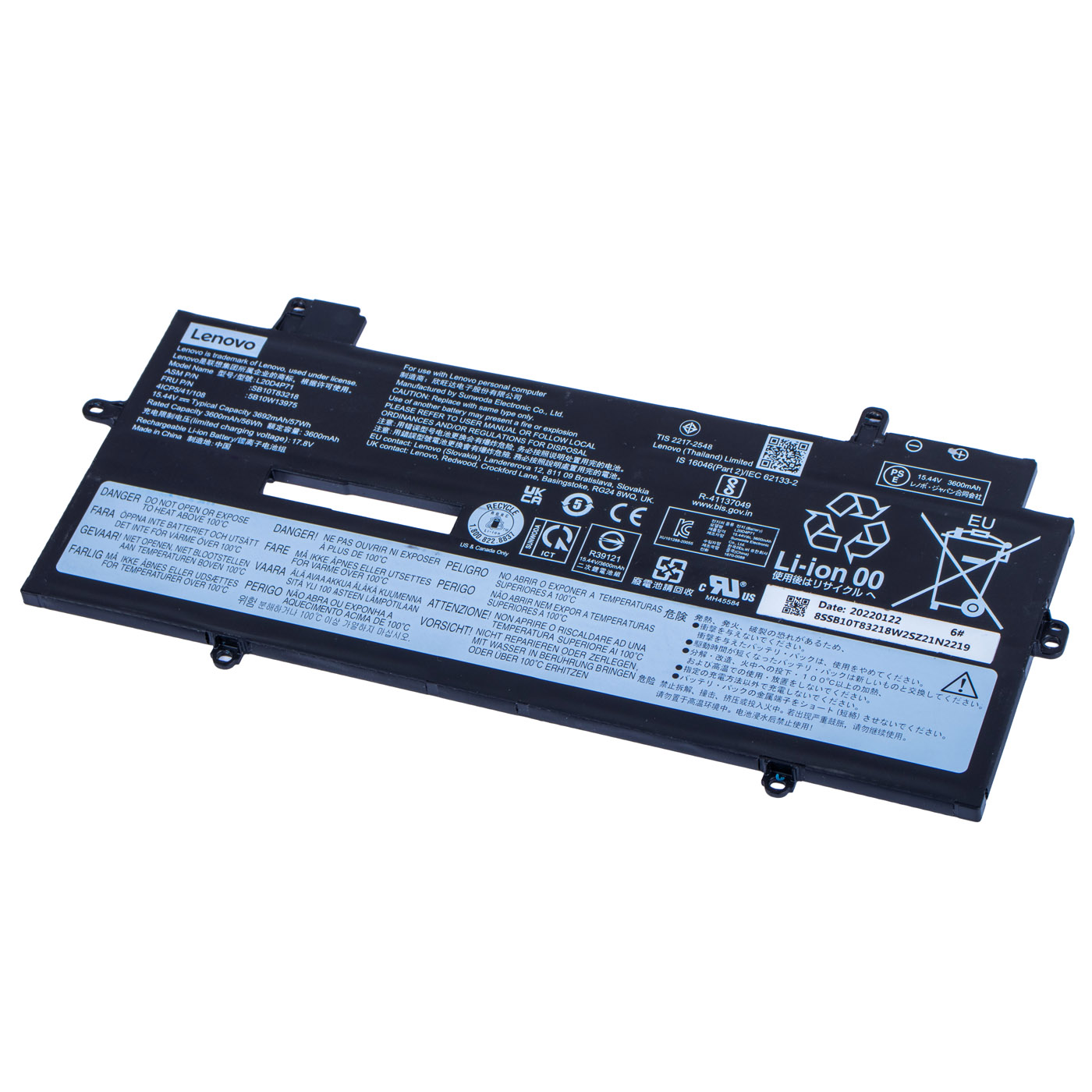 Original battery Lenovo X1 Carbon 9 10 11 X1 Yoga 6 7 8