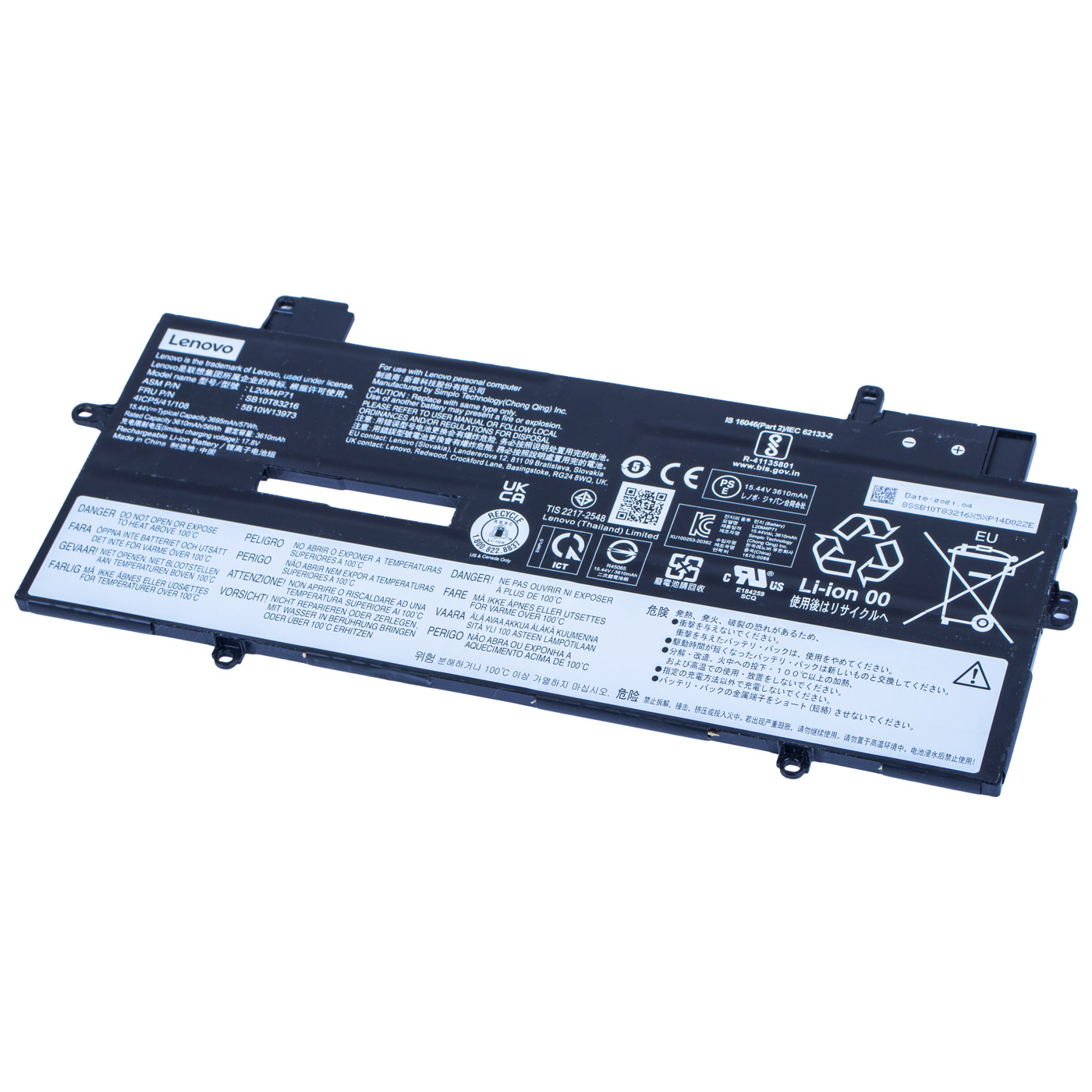 Genuine Battery Lenovo ThinkPad X1 Carbon 10/11, X1 Yoga 7/8