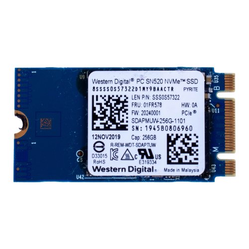 SSD M.2 2242 256 GB Western Digital SN520 PCIe NVMe | 01FR578