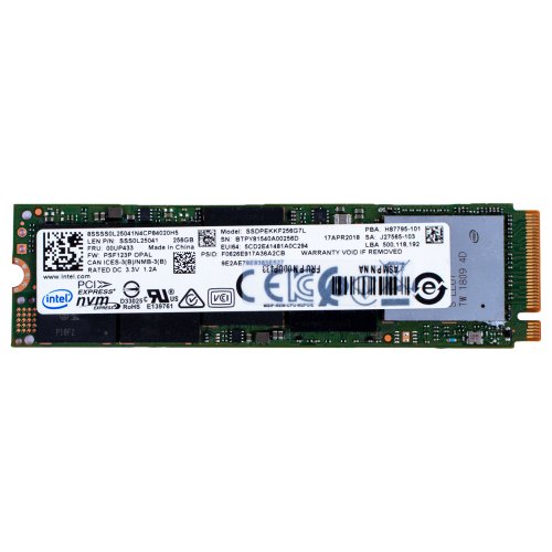 Intel 256 GB PCIe SSD M2 NVMe 2280 Hard Drive | 00UP433