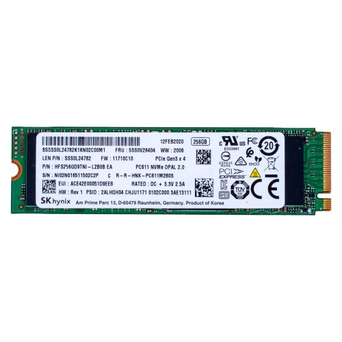 M.2 256 GB SK Hynix PCIe NVMe 3.0 x4 Hard Drive