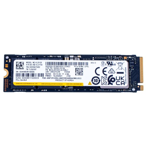 M.2 512 GB Samsung 2280 PCIe 4x4 NVMe 1.4 Hard Drive