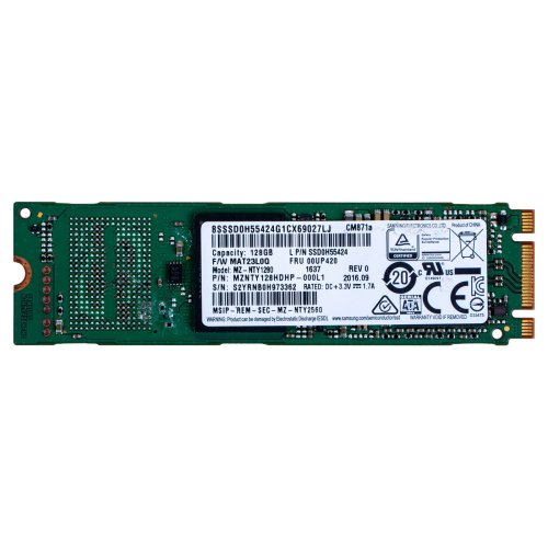 Samsung 128 GB SATA III M.2 2280 SSD Hard Drive | 00UP420