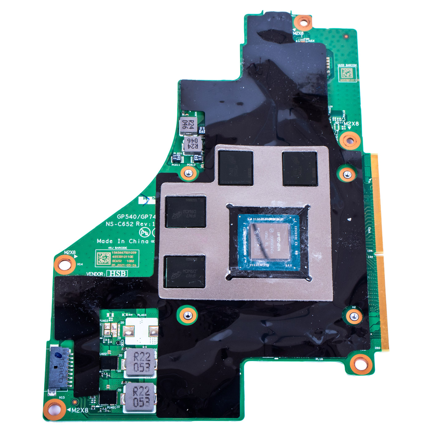 NVIDIA Quadro T2000 4GB Graphics Card for Lenovo ThinkPad P15 Gen 1