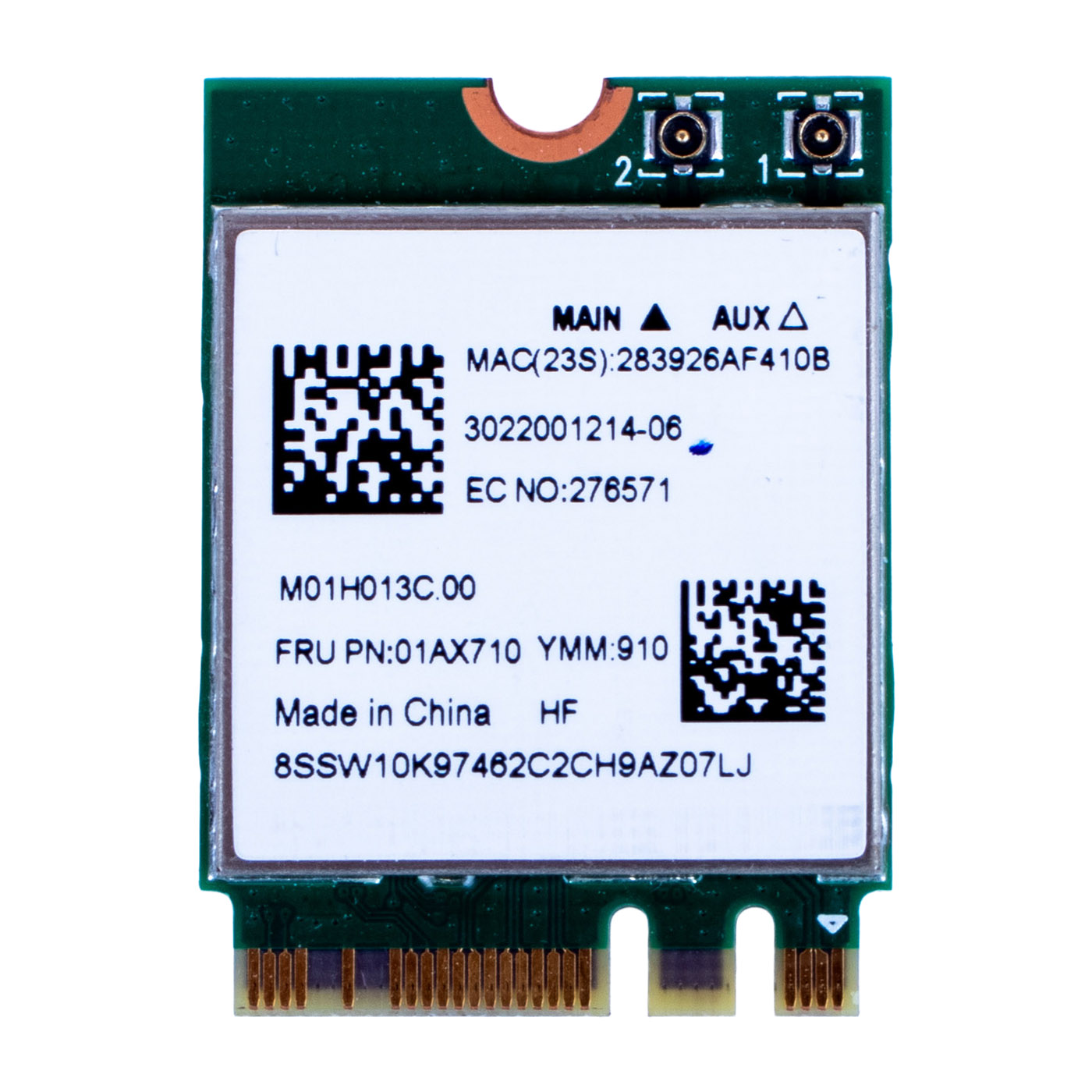 WiFi 5 BT 4.2 RTL8821CE Lenovo IdeaPad L340 S145 V145 01AX710