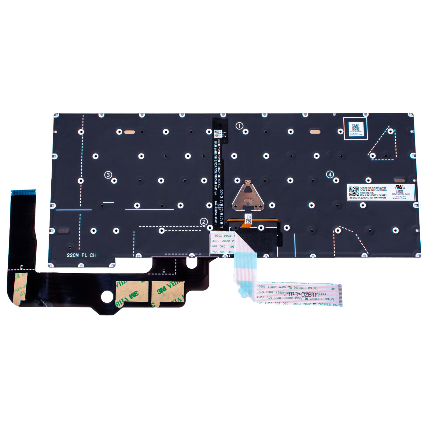 Lenovo ThinkPad E14 6th QWERTY US Keyboard | SN21A22036