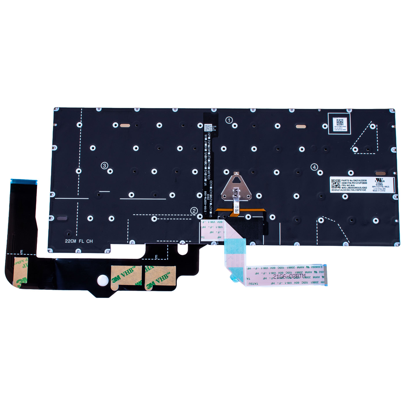 Lenovo ThinkPad E14 5th QWERTY US Keyboard | PK131VP2B00