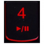 Key 4 Lenovo Y530 Y540 red