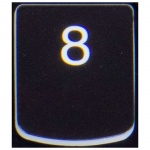 Key 8 Lenovo Y530 Y540 white