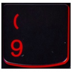 9 key Lenovo Y530 Y540 Y7000 red backlit