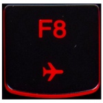 F8 KEY Lenovo Y530 Y540 Y7000 red backlit