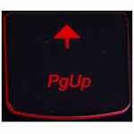 PgUp Key Lenovo Y530 Y540 red