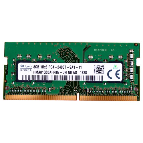8 GB SODIMM DDR4 RAM 1Rx8 PC4 2400T